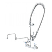 T&S Brass B-0154-Cr-C Pre-Rinse Unit 8" Wall Mount 15"