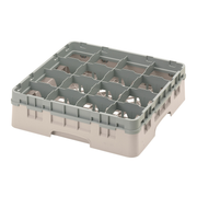 Cambro 16S418184 Camrack Glass Rack With Soft Gray Extender
