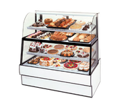 Federal Industries CGR7760DZH 77.13" W   Horizontal Dual Zone Bakery Case Refrigerated Bottom Non-Refrigerated Top
