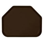 Cambro 1520TR116 14.56" Brown Trapezoid Camtray