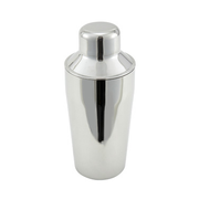 Winco BS-310 10 Oz Stainless Steel 3-Piece Classic Bar Shaker