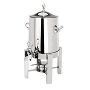 Eastern Tabletop 3143B 3 Gal. Brushed Finish Stainless Steel P2 Pillar'd Squared Coffee Urn