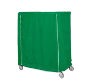 Metro 24X60X62C Metro Cart Cover 60"W Vinyl-Nylon Coated With Pvc Zipper White