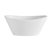 CAC China F-OV6 6.5 Oz. Super White Porcelain Oval Sushia Fruit Bowl (3 Dozen Per Case)