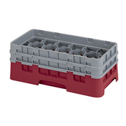 Cambro 17HS434416 Camrack Glass Rack With (2) Soft Gray Extenders