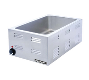 Adcraft FW-1200W 12" x 20" Full Size Stainless Steel 1 Compartment Food Warmer - 1200 Watts