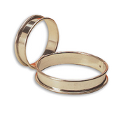 Matfer Bourgeat 371613 8" ID x 0.75"H Stainless Steel Round Tart Ring