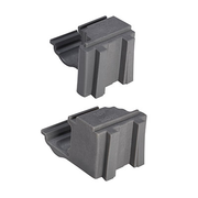 Cambro ECC8580 Brushed Graphite Camshelving Elements Corner Connector Set (1 Set)