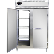 Continental Refrigerator DL2F-PT 52" W Two-Section Solid Door Pass-Thru Designer Line Freezer - 220 Volts