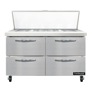 Continental Refrigerator SW48N18M-D 48" W Two-Section Four Drawer Mighty Top Sandwich Unit