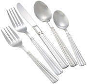 Winco 0007-03 7-1/8" 18/0 Stainless Steel Dinner Spoon (Contains 1 Dozen)