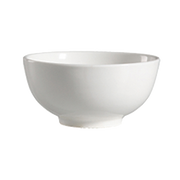 CAC China 101-64 7 Oz. Bone White Porcelain Round Lincoln Rice Bowl (4 Dozen Per Case)