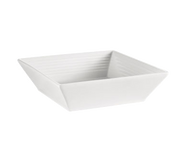 CAC China TGO-B8 42 Oz. Bone White Porcelain Square Tango Bowl (2 Dozen Per Case)