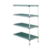 Metro AQ446G3 Metromax Q Add-On Shelving Unit 42"W Epoxy Coated One-Piece Steel Frames