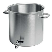 Matfer Bourgeat 694340 53 Qt Stainless Steel / Aluminum Bourgeat Excellence Stockpot