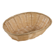 Winco PWBN-9V
 Polypropylene
 Tan
 Oval
 Woven Basket
 12 Dozen (contains 1 Dozen)