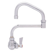 Fisher 67881 10" Swing Spout Stainless Steel Wall Mount Single Inlet Faucet
