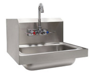 Advance Tabco 7-PS-66L-1X 120" W x 19.5" D x 29.5" H Multiwash Hand Sink Wall Mount