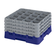 Cambro 16S900186 Camrack Glass Rack With (4) Soft Gray Extenders