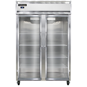 Continental Refrigerator 2RSNSAGD 52" W Two-Section Glass Door Reach-In Refrigerator