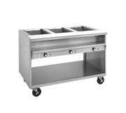 Randell 3515-120 Stainless Steel 5 Pan Serving Counter Hot Food Electric Open Cabinet Base
