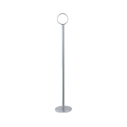 Winco TBH-15 15"H Chrome-Plated Steel Table Number Holder
