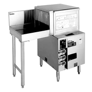 Glastender GT-18+1L Glasswasher Station Front-to-side pass-thru 36"W x 24"D O.A. 18"W Door Type Glasswasher With 18"W drain table