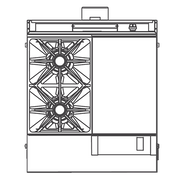 Southbend P32N-XG 48.63" Gas Platinum Heavy Duty Range - 130,000 BTU