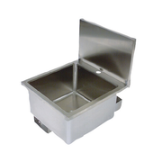 John Boos PBHS-W-1616 16"W x 16" 16/300 Stainless Steel Construction Pro-Bowl Hand Sink