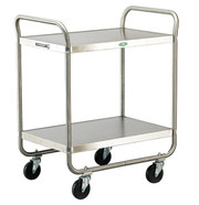 Lakeside 221 30" W x 20" D x 35-3/4" H Stainless Steel Tubular U-Frame Utility Cart