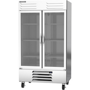 Beverage Air FB44HC-1G 47" W Two-Section Glass Door Reach-In Freezer - 115 Volts