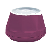 Dinex DX420061 Heritage 5 oz Cranberry Insulated Stackable Bowl