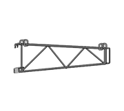 Metro SWD24K3 Smartwall Shelf Support Double For 24" Deep Shelf Metroseal 3 Epoxy-Coated Corrosion-Resistant Finish