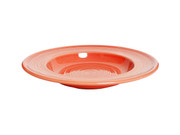 Tuxton CND-120 12" 24-1/2 Oz. Ceramic Cinnebar Round Pasta Bowl (6 Each Per Case)