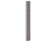 Metro 86Upk4 Super Erecta Siteselect Post 85-7/8"H Metroseal Gray Epoxy Coated Corrosion-Resistant Finish