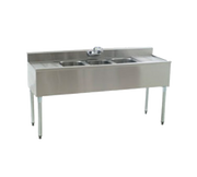 Eagle Group B5C-18 Stainless Steel 1800 Series Underbar Sink Unit - 60"W x 20"D x 33-1/2"H