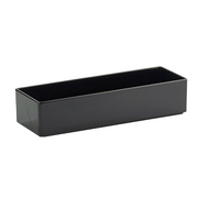 Cal-Mil 1397-13M
 Plastic
 Black
 Rectangular
 Cater Choice Box