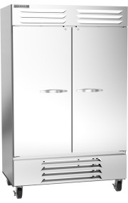 Beverage Air FB49HC-1S 52" W Two-Section Solid Door Reach-In Vista Freezer - 115 Volts
