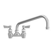 Fisher 62316 8" Stainless Steel Swing Spout Faucet With 4" Centers