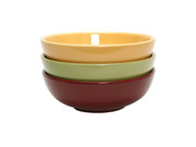 Tuxton DYB-480G 8-3/8" 48 Oz. Ceramic Round Meundo/Pasta/Salad Bowl (1 Dozen)