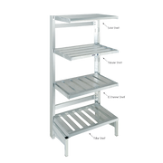 Channel BC2048 Shelf T-Bar 48"W Cantilevered Aluminum Construction