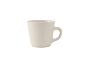 Tuxton TRE-001 3-1/4" 7 Oz. Ceramic American White/Eggshell Cup (3 Dozen Per Case)