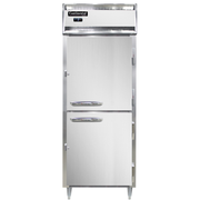 Continental Refrigerator DL1FE-SS-PT-HD 28.5" W One-Section Solid Door Pass-Thru Designer Line Wide Freezer - 115 Volts