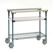 Metro MS1836-FSNK PrepMate MultiStation with Stainless Steel and MetroSeal 3 Wire Shelving 38" x 19 3/8" x 39 1/8"