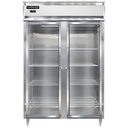 Continental Refrigerator DL2F-GD 52" W Two-Section Glass Door Reach-In Designer Line Freezer - 115 Volts