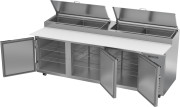 Beverage Air DP93HC 93" W Pizza Top Refrigerated Counter