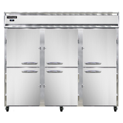 Continental Refrigerator 3RE-SA-PT-HD 85.5"W Three-Section Solid Door Extra-Wide Refrigerator