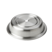 American Metalcraft PC1093E
 10"
 Stainless Steel
 Silver
 Round
 Plate Cover