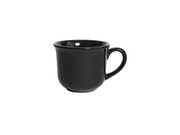 Tuxton CBF-0702 3-1/2" Ceramic Black Cup (2 Dozen Per Case)