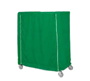 Metro 24X36X54VUC Metro Cart Cover 36"W Uncoated Knitted Polyester With Velcro Fastener White